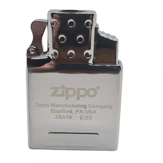 Zippo Single Flame Butane Insert Brand New With Zippo Case Refillable Lighter