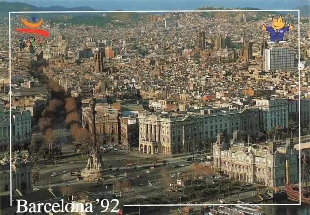 1992 Olympic Games Barcelona, original postcard.