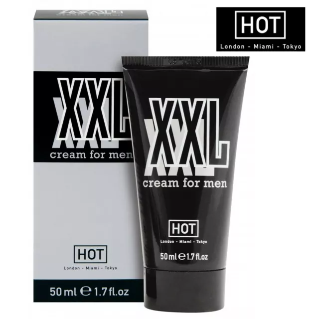 Crema ingrandimento stimolante del pene HOT XXL 50 ml aumenta erezione sessuale