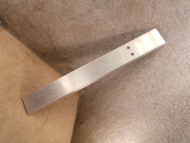 Aluminum Channel, 3" x 1-1/4"x 24", #10-32 tapped holes in both legs - TryLeo