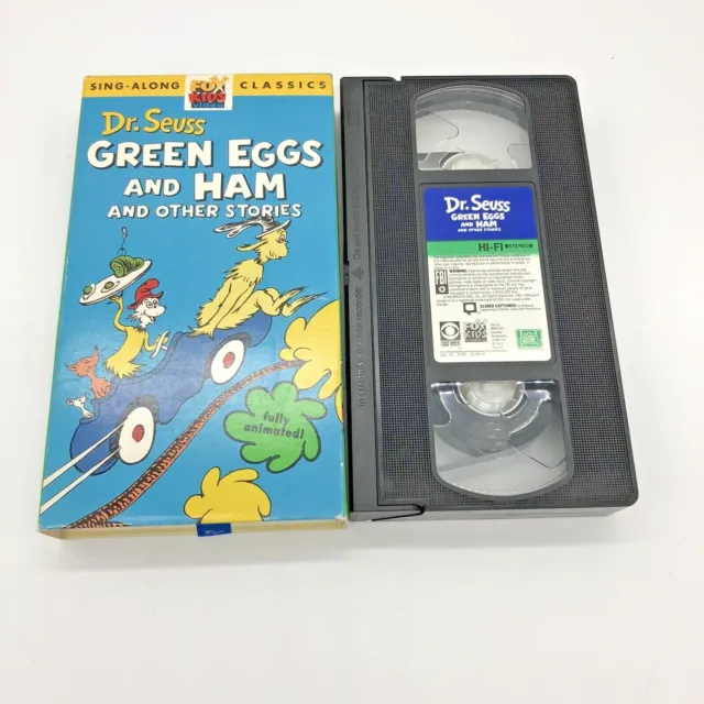 Dr Seuss Green Eggs And Ham Other Stories Vhs Sing Along Classics
