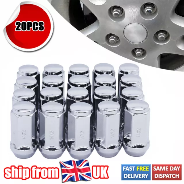 For Ford Transit MK6 MK7 M14 x 2 19mm 20X Hex Tapered Seat Alloy Wheel Nuts