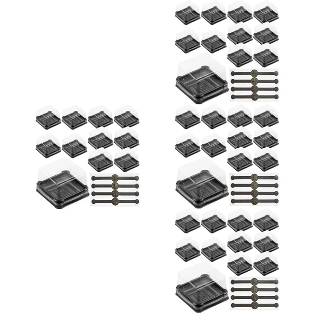 200 Sets Muffin Pie Carrier Egg Yolk Crisp Packaging Box Open The Window