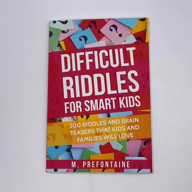 Teasers　Riddles　$8.39　Teacher　300　PicClick　Brain　DIFFICULT　AU　Smart　Family　RIDDLES　Fun　FOR　Kids: