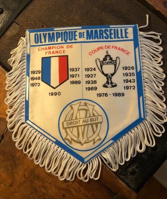 Grand Fanion Vintage ASSE Saint-Étienne - Années 90 - Palmarès - Collection