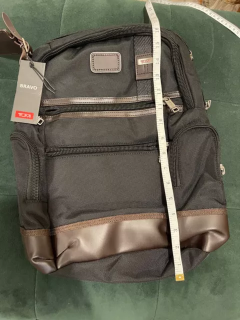 Tumi Backpack Large Alpha 3 Black Brown New with Tags