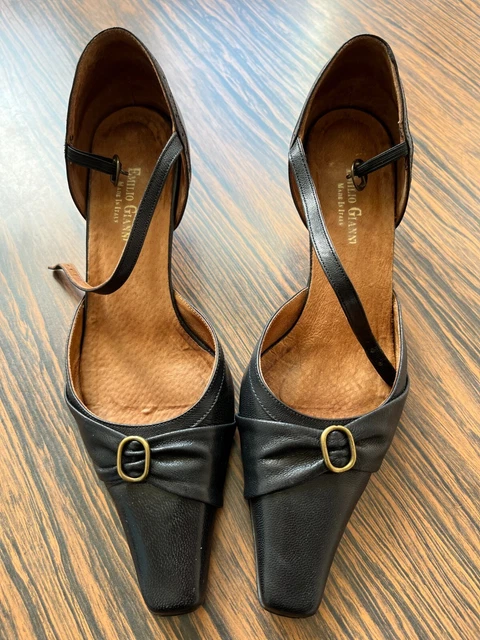 Chaussures talons en cuir pour femmes T37,5