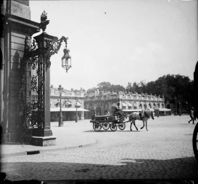 NANCY 1909 - Négatif Verre - Place Stanislas - 1560-2