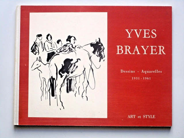 Acheter Yves BRAYER Aquarelle originale Cavaliers et Arlésienne
