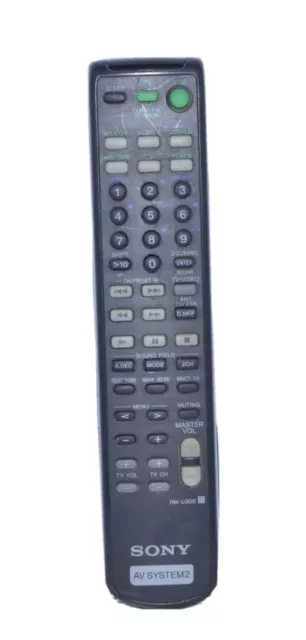 Genuine Sony RM-U306 AV System-2 Remote Control - UNTESTED