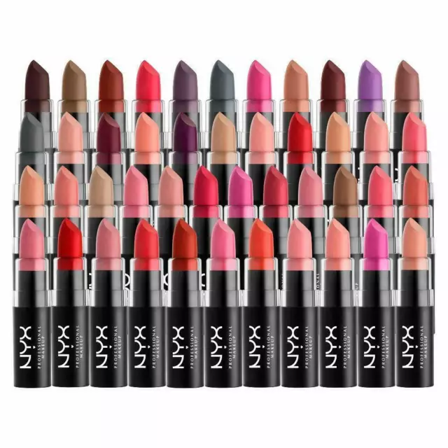 Lápiz labial mate NYX acabado mate sedoso, elige tu tono, NUEVO