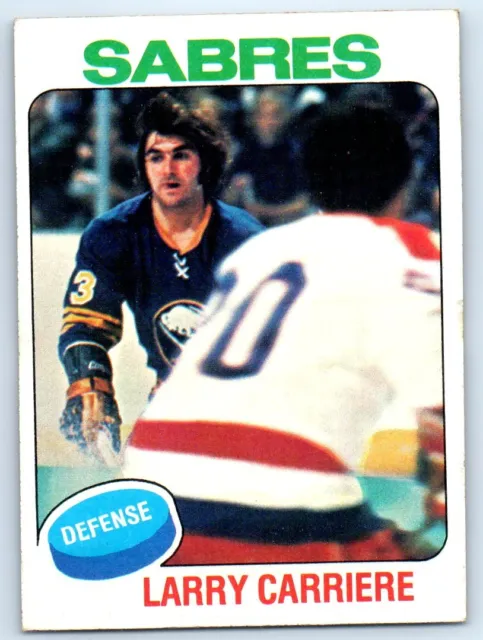 1975 Topps #154 Larry Carriere   Buffalo Sabres