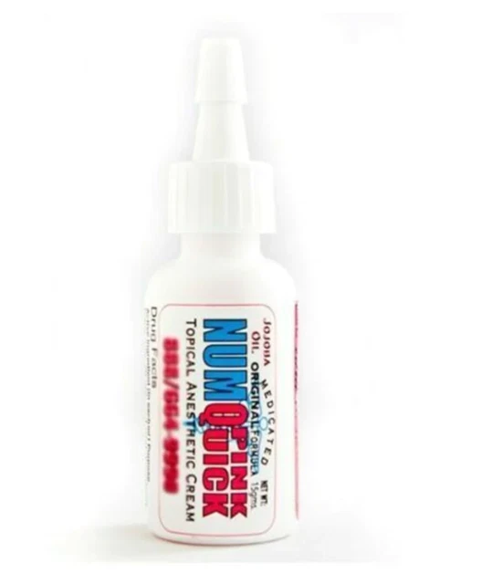 NUMQUICK PINK TOPICAL ANESTHETIC Cream Microblading Numb Gel FREE SHIPPING 15g