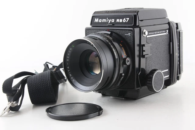 Autocollant Mint 】 Mamiya RB67 Pro S + Sekor C 127mm F/3.8 + 120 Film Dos +