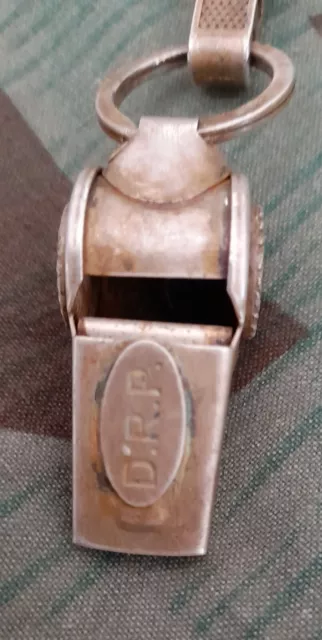 WW2 German Elite officers whistle stamped DRP and Embossed
