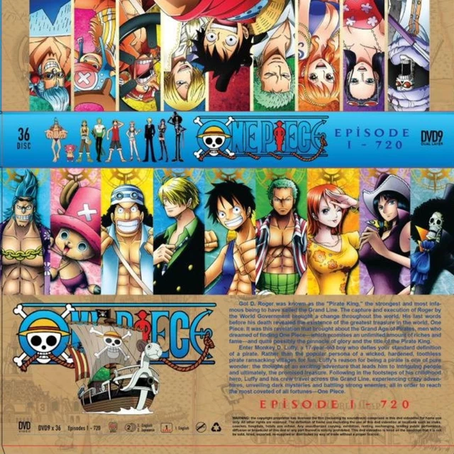 ONE PIECE DVD Collection English Dubbed Complete TV Series Boxed