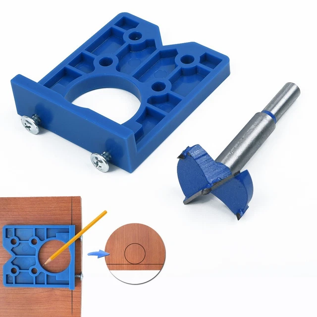 Einfache Installation Scharnier Bohrvorrichtung für 35mm Schrankscharniere Mont