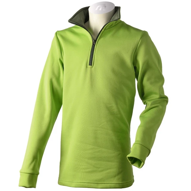 Mico Maglia Termica Uomo Maglia Mezza Zip Uomo Mico Tessuto