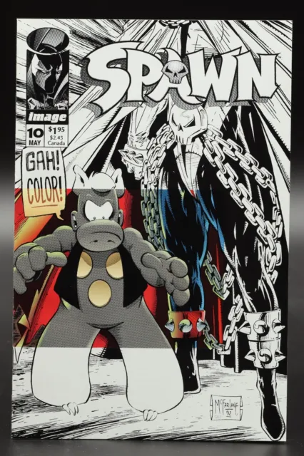 Spawn (1992) #10 Direct Edition Todd McFarlane Cerebus Cover & App Dave Sims NM-