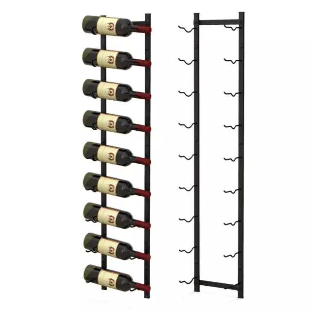 Wall Mounted Metal Wine Rack Organizer for Liquor & Champagne 2