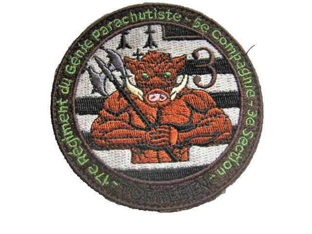 INSIGNE 17° REGIMENT Genie Parachutiste Opex Liban Finul 1981. Delsart