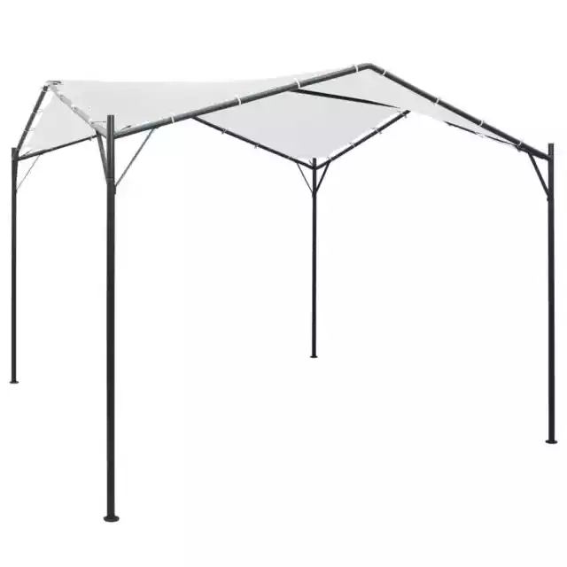Pavillon 3x3x2,6 m Weiß 180 g/m² EF J5991