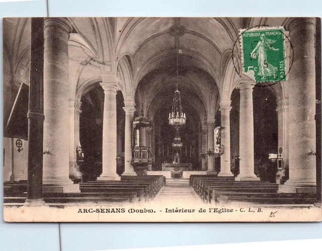 25 ARC SENANS - Interieur de l'eglise