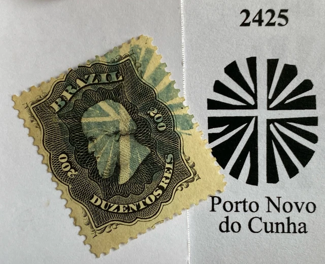 L 5667-Brazil/Emperor Dom Pedro 200R/With Mute Cancel/ PORTO NOVO DO CUNHA(BLUE)
