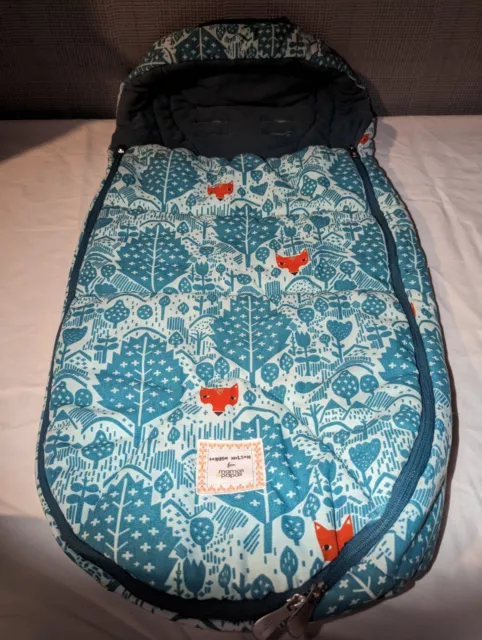 MAMAS PAPAS Cold Weather Plus Footmuff Skyline Grey Brand New