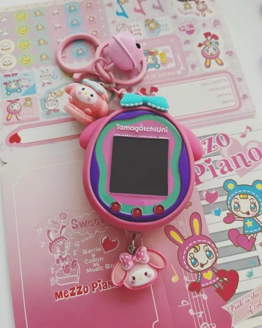 Tamagotchi Case For Smart Uni Sanrio My Melody with Dust Plug and Ring Charm