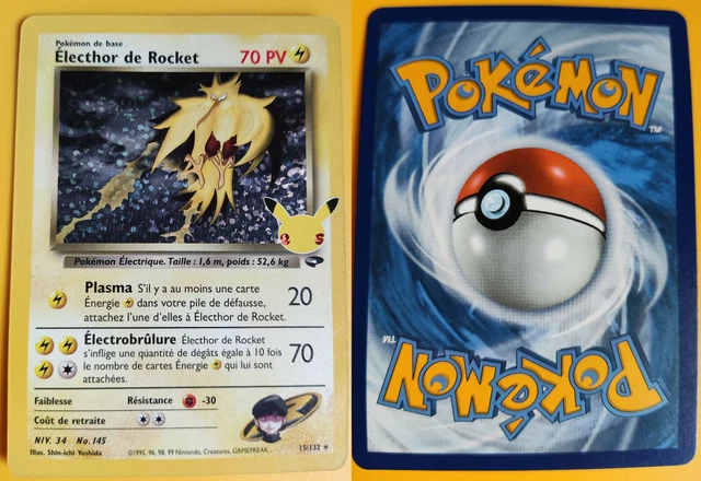 LOT DE 17 Cartes Pokémon 25 ans Holographiques Célébrations Neuves