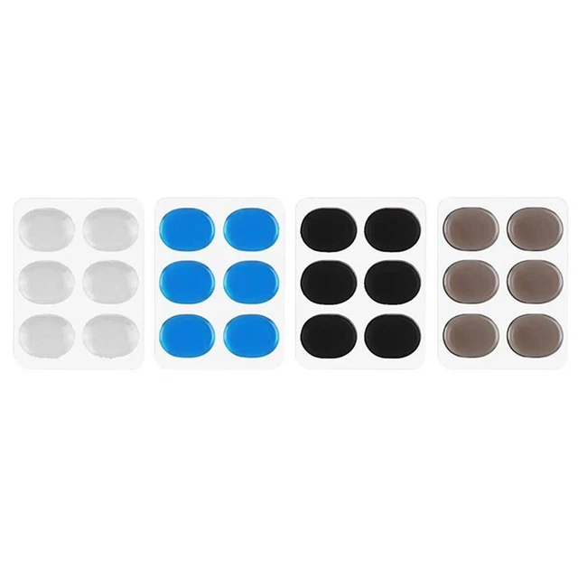 1X(24 Pcs Silicone Drum Damper Pads, Drum Snare Mute Pad Soft Drum Damper Gel f