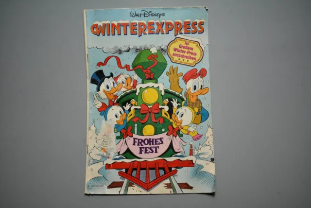 Micky Maus Sonderheft Winterexpress Comics von 1986 Walt Disney Vintage