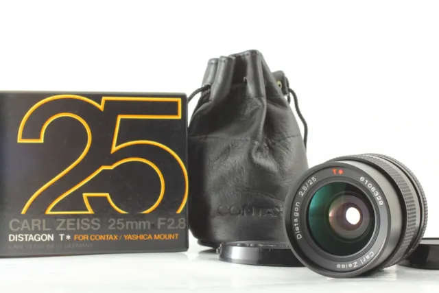 [Near MINT in Box] Contax Carl Zeiss Distagon T* 25mm F/2.8 AEG C/Y Lens  JAPAN
