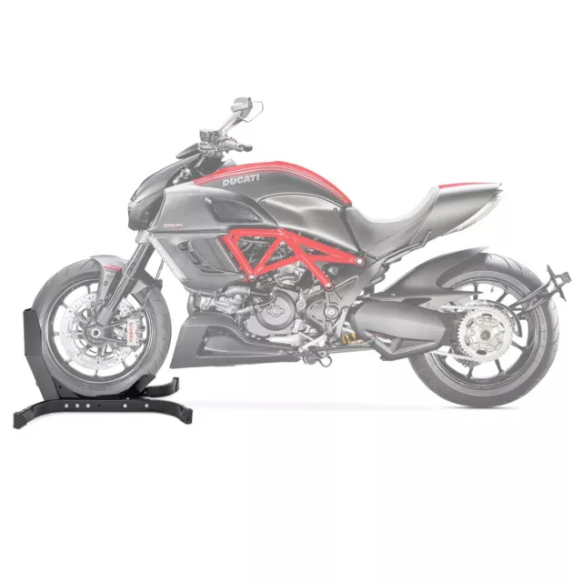 Motorradwippe CS Easy Plus für Ducati Diavel Motorradständer bis 21 Zoll schwarz