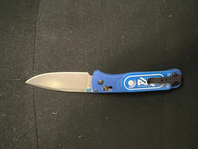 BENCHMADE Bugout 535 Knife CPM-S30V Stainless Steel & Blue Grivory New