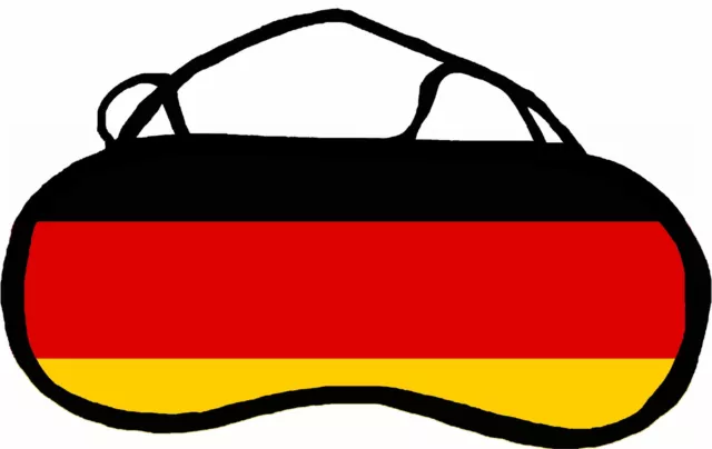 Masque de sommeil cache yeux  REPOS DRAPEAU ALLEMAGNE personnalisable REF 14