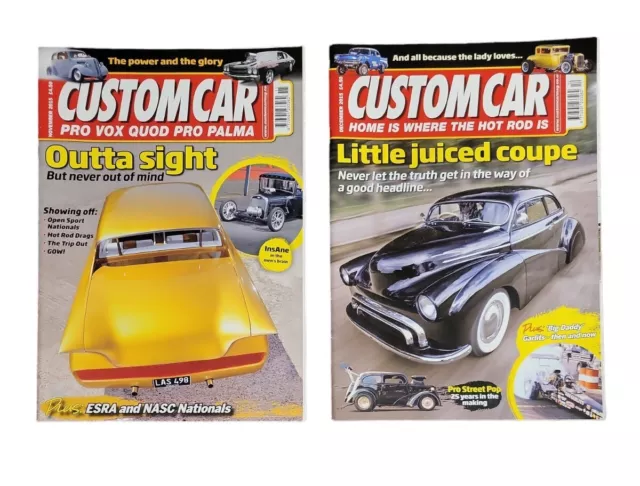 Custom Car Magazine Bundle, 13 Issues From 2015, Colour Illustrated, Pre Owned 2