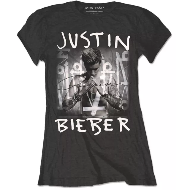 Justin Bieber Purpose Album T-Shirt Ladies Gr.L Selena Gomez Miley Cyrus Beyoncé