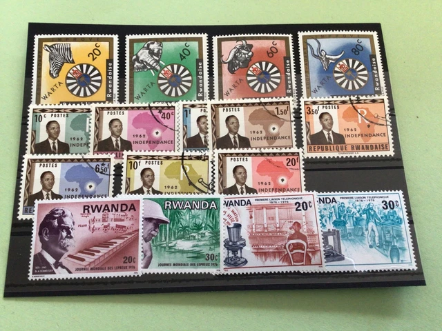 RWANDA RWANDAISE MINT never hinged and used stamps Ref 65703 £8.24 ...