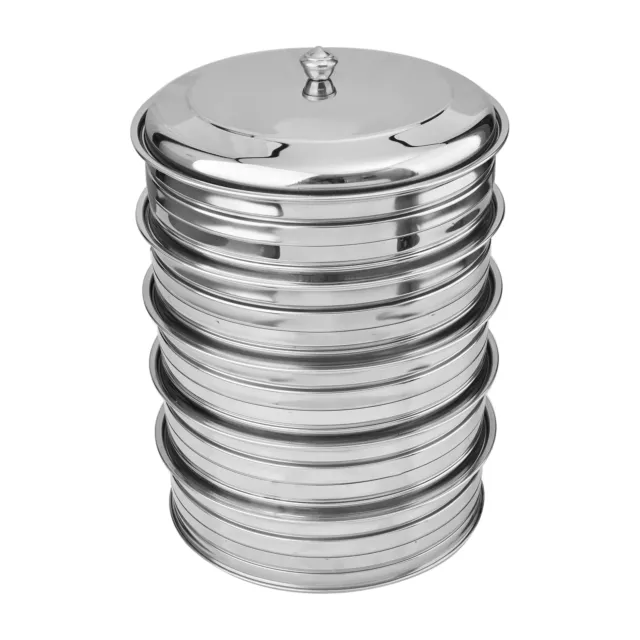 Stainless Steel Communion Ware 5 Holy Wine Serving Trays with A Cover/Lid Com...