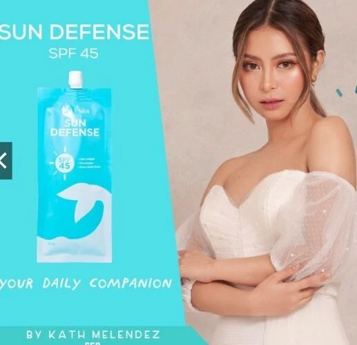 2 packs Herskin Sun Defense SPF 45 50grams Sachet