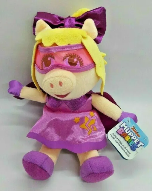 Disney Junior Muppet Babies Super Fabulous Piggy Plush 9" New With Tags