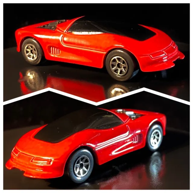 Hot Wheels 1995 #597 Buick Wildcat Red Mattel Druckguss 1:64 Maßstab Vintage