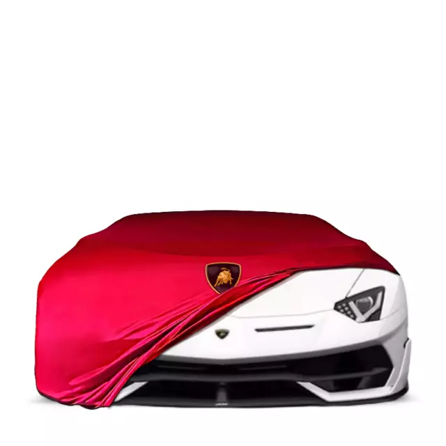 LAMBORGHİNİ AVENTADOR SVJ Indoor and Garage Car Cover Logo Option Dust Proof