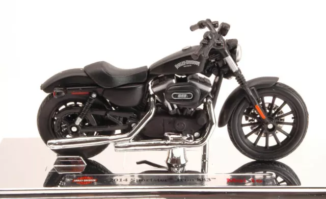 Miniature Moto auto 1:18 Maisto Harley Davidson 2014 Sportster Iron 883 Mode