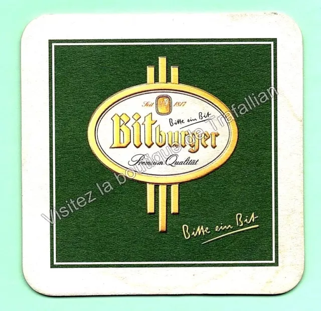 ANCIEN SOUS-BOCK  BITBURGER coaster bierdeckel beermat
