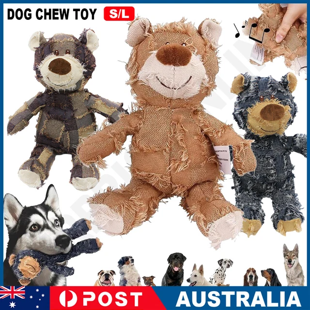 Extreme Bear Dog Toy Indestructible Robust Companion Chewers Chew Toys Training