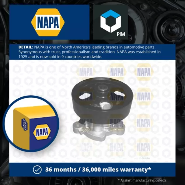 Water Pump fits NISSAN X-TRAIL T30 2.0 01 to 13 QR20DE Coolant NAPA 210106N225