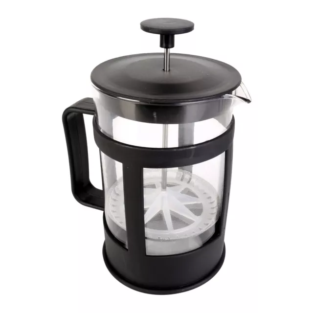 Home Expression 800ml Glass Coffee Plunger French Press Maker/Brewer Cup Black